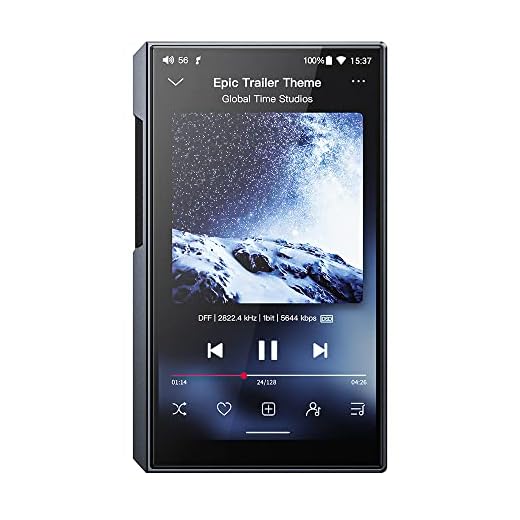 FiiO M11S Hi-Res MP3 Music Player with Dual ES9038Q2M, Android 10 Snapdragon 660, 5.0inch, Lossless DSD/MQA, Apple Music/Tidal/Amazon Music 4.4mm 2.5mm/3.5mm/4.4mm (Titanium)