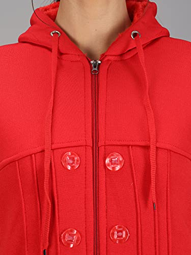 Image of eKools � Women's Fleece Blend Hooded Neck Winters Hoodie Sweatshirt with Pockets (FM2 Series)
