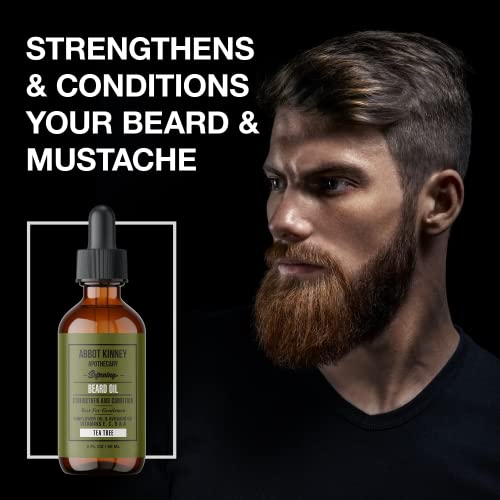 Abbot Kinney Apothecary Softening Beard Oil, Strengthens And Conditions Beards, Blend Of Natural Oils, 2 Oz (Tea Tree) #TOP7