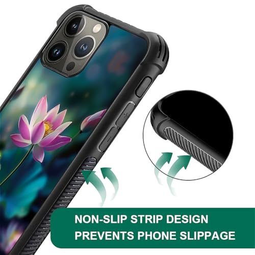 CARLOCA iPhone 16 Pro Max Case - Lotus Flower Dragonfly Design, Shockproof & Anti-Scratch Protection - image 6