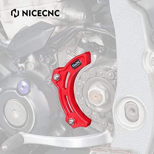 Nicecnc Red Case Saver Sprocket Cover Guard Compatible With Yamaha Yfz450R 2009 2010 2011 2012 2013 2014 2015 2016 2017 2018 2019 2020 2021 2022 #TOP7
