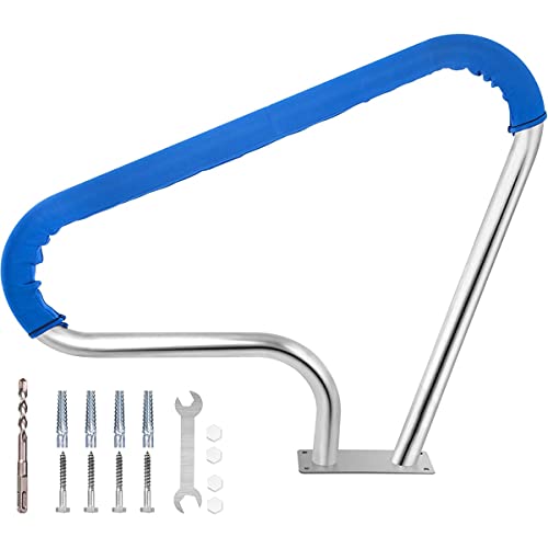 Barandal para escalera de piscina de acero inoxidable 22.4 pulg miniatura 6