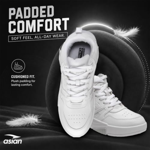 Image of ASIAN Men's MEXICO-11 Casual Sneaker Shoes with Synthetic Upper Lightweight Comfortable Mid Top Sneaker Shoes for Men's & Boy's