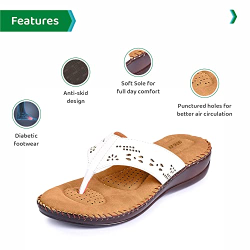 Image of ORTHO JOY Extra Soft Women's Doctor Ortho Slippers /Flip-Flops