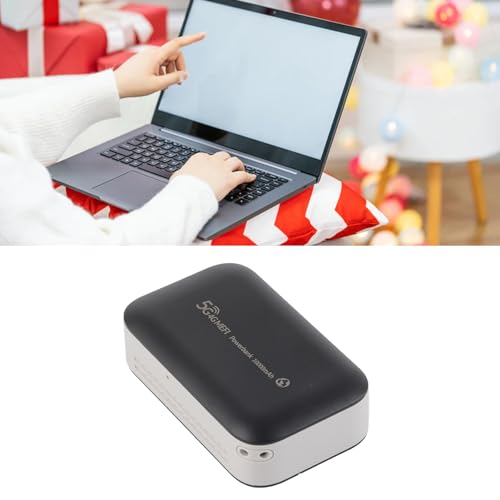 Image of 4G WiFi Router, Portable 4G LTE Wireless Router with 10000mAh Battery for Phone Laptop Tablet PC, Support 10 Users Worldwide