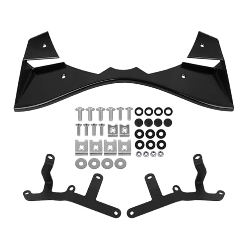 Spoilers ailerons pour Suzuki GSXR 1000 2017-2025 déflecteur noir brillant avant