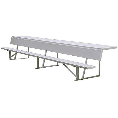 Alumagoal 7.5' Player's Bench with Shelf Cover