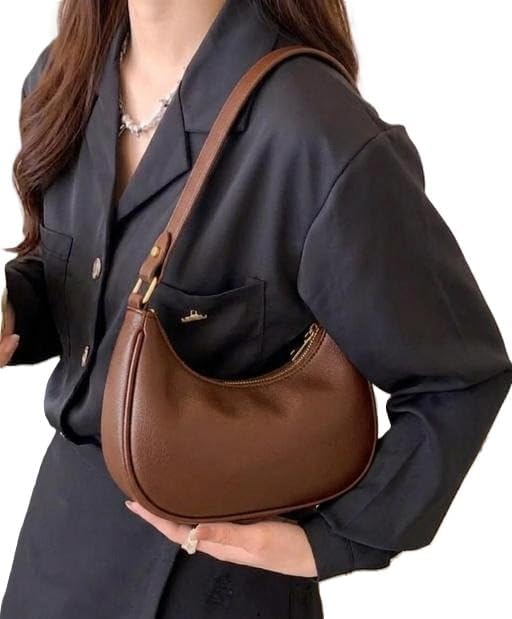 Self Design PU Handbag for Women Ladies Casual Travel Shopping Shoulder Carry Tote Bag-image-30