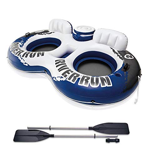 Intex Inflatable Dual Purpose Kayak Paddles Boat Oars & 2 Person Pool Tube