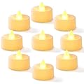Homemory 24-Pack Flameless LED Tea Lights Candles Battery Operated, 200+Hour Fake Electric Candles TeaLights for Votive, Halloween, Ofrenda, Diya, Wedding Centerpiece Table Decor, Funeral, Christmas