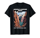 Angeli Landing souvenir dal Parco Nazionale di Zion. Escursioni nello Utah, esplora Angels Landing trail regalo perfetto per gli appassionati del parco nazionale! Avventura nel Canyon Parco Nazionale di Zion nello Utah. Gli appassionati di escursioni adoreranno i sentieri escursionistici nello Utah.