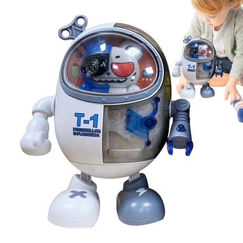 Juguetes eléctricos con luces, juguetes pandas Juguetes mecánicos de animales móviles inteligentes sonidos Cantando divertido interactivo fotosensible panda peelg