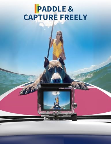 Inflatable Paddle Board for Adults, 10'6"/11" Inflatable Stand Up Paddle Board with Premium Accessories, Non-Slip EVA Deck, Ultra-Light Carry Bag, Pump, SUP Board for Adult