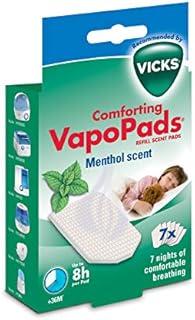 2 x Vicks Comforting Soothing Menthol VapoPads 2 packs of 7 = 14 Pads
