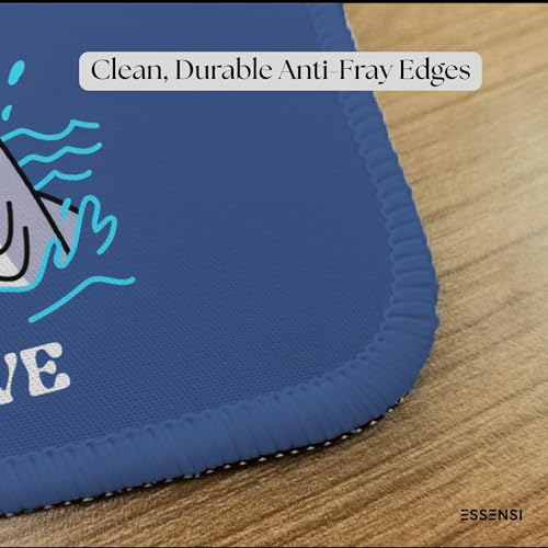 Image of Mouse Pad for Laptop & Desktop | 9x7 Inch Anti-Fray Stitched Edges | Non-Slip Rubber Base | Desk Setup Accessory for Students, Gamers & Professionals (Shinbun)