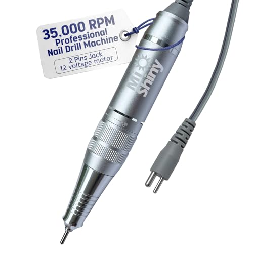 Mishiny Nail Drill Handpiece Replacement 2 Pin Jack Professional Nail Drill Compatible with...