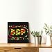 DanaMWatson Boogie Musics Down Productions Wall Art Canvas Painting Poster Decorations For Bedroom Living Room Bathroom Framed Ready To Hang 12 x 12 Inch