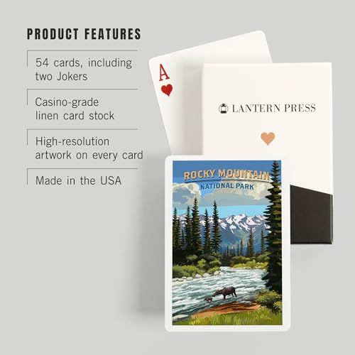 Baraja de poker Rocky Mountain National Park, 52 cartas miniatura 3