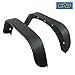 EAG JK Rear Fender Flares Mud Guards 2PCS Fit for 07-18 Wrangler JK Edge Steel Tube Style…