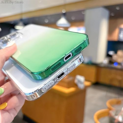 Coque iPhone 14 ProMax prévention des chutes transparente bleu - 5