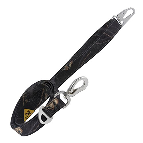 Browning Classic Dog Leash, MO Lifestyle Black, 6ft x 1in