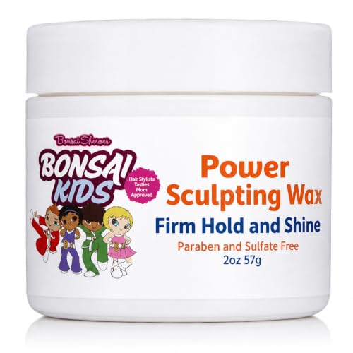 Sculpting Wax for Kids & Toddlers - 2oz | Adds Hold, Texture, Separation for Effortless Hairstyling