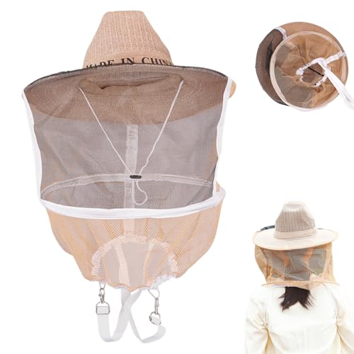Gorro de abeja Jorzer con velo transpirable y cierre de acero inoxidable anticaídas