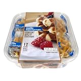 Belgian Waffles Individually Wrapped Ready to Eat Liege Waffles Made with Butter and Pearl Sugar 12 Count...