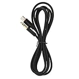 [Mejorar la calidad general del sonido] Con cable OFC de 4x20 núcleos, enchufe chapado en oro de 24K. La red de algodón de la vida real se agrega a la piel exterior para reducir de manera efectiva el efecto de estetoscopio y la antiinterferencia.