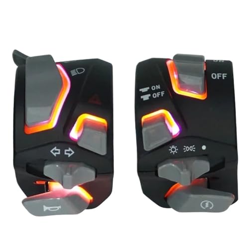 Clignotant de guidon de moto 22mm et bouton start pour sécuriser vos trajets quotidiens en ville