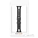 kwmobile Strap Compatible with Garmin Forerunner 10/15 (L Size model) Strap - Replacement Silicone Watch Band - Black