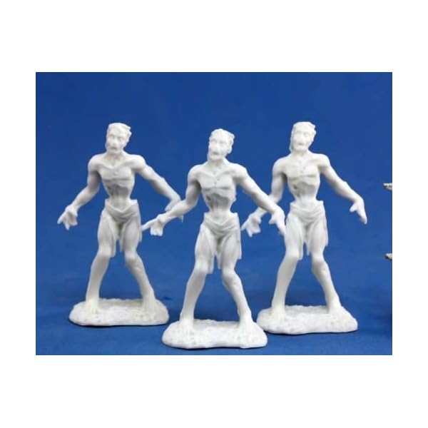 Pechetruite 3 x Zombies George - Reaper Bones Miniature zum Rollenspiel Kriegsspiel - 77053