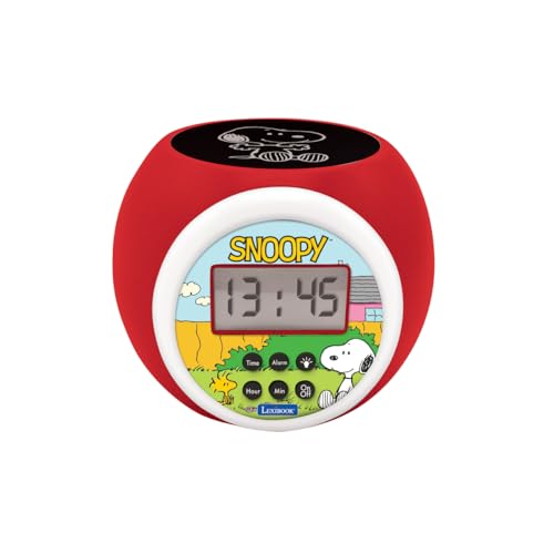 Reloj despertador Snoopy con proyector de estrellas Lexibook RL977PN 3
