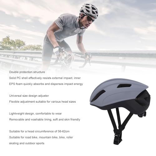 Casco de bicicleta para adultos transpirable con forro extraíble lavable 3