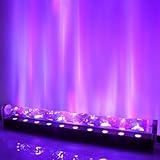 Caupel RGBW LED Ocean Wave Lights, Water Wave Projection Wall Light, Cool Ambient Lighting for Bedroom Gaming Room Decor, Romatic Color Changing Show Projector Lamp for Home Men's Lounges Bars