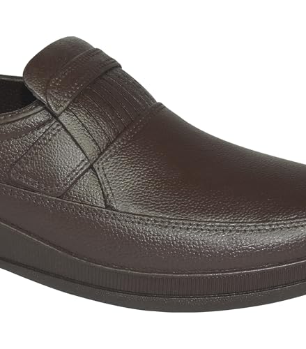 Image of AJANTA Waterproof Loafers Slip-On Shoes for Men | Anti-Skid PVC Casual Shoes | Lightweight Office Shoes for Men | Comfortable Rain Shoes & Moccasin Footwear
