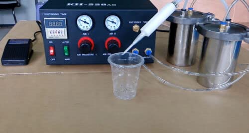 220V Semi-auto Digital Glue Dispenser Dispensing for AB Glue, Epoxy Resin