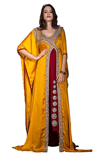 Robe longue marron et veste jaune chic pour un look de bureau et de soirée printanière