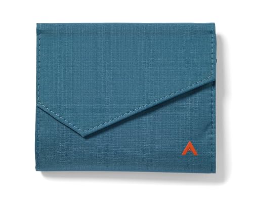 Allett Envelope Wallet, Indigo Blue – Nylon, RFID Blocking, Trifold, Slim, Minimalist, Water Resistant, Thin - Holds 4-24+ Cards, Bills, Coins - For Men & Women 6