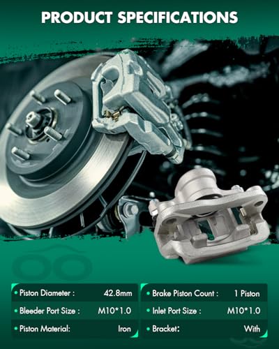 Image of SCITOO Rear Passenger Side Disc Brake Caliper 19B3202A Compatible For Hyundai For Entourage 2007-2010,For Kia For Sedona 2007-2012 2014,With Bracket 1PC