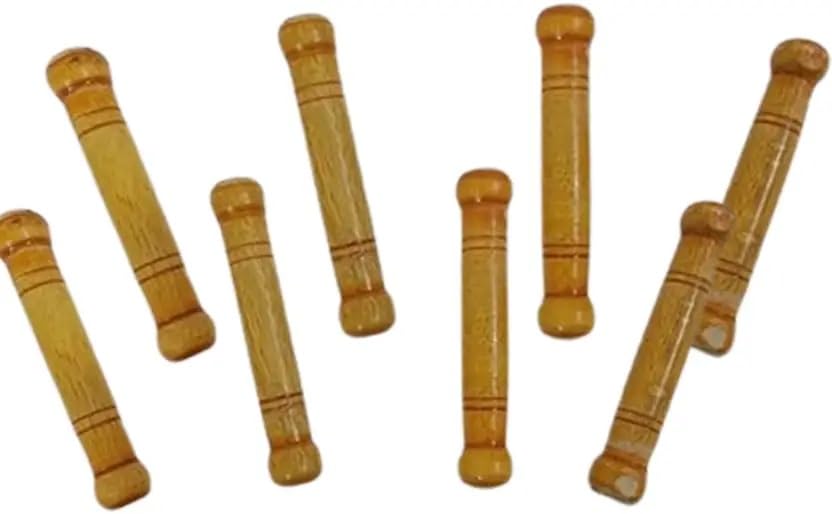 Tabla Goti Wooden Tuning Pegs, Natural Wood, 8 Pieces-picture-26