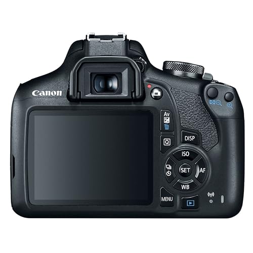 Image of Canon EOS Rebel T7 DSLR Camera Bundle - EF-S 18-55mm Lens, 64GB Memory Card, LED Video Light, Tripod, Camera Case & Accessories Kit (Renewed)