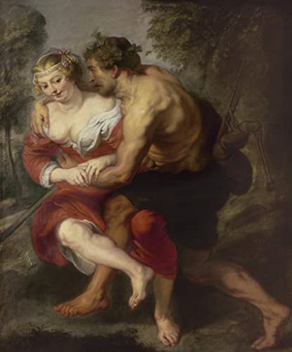 Tableaux Graffiti Art Mural Scène d'Amour Poster Moderne 60x90cm