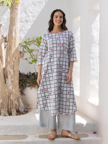 Image of FABNEX kurta set for women | Women Kurti Pant Set (K-Set-1)