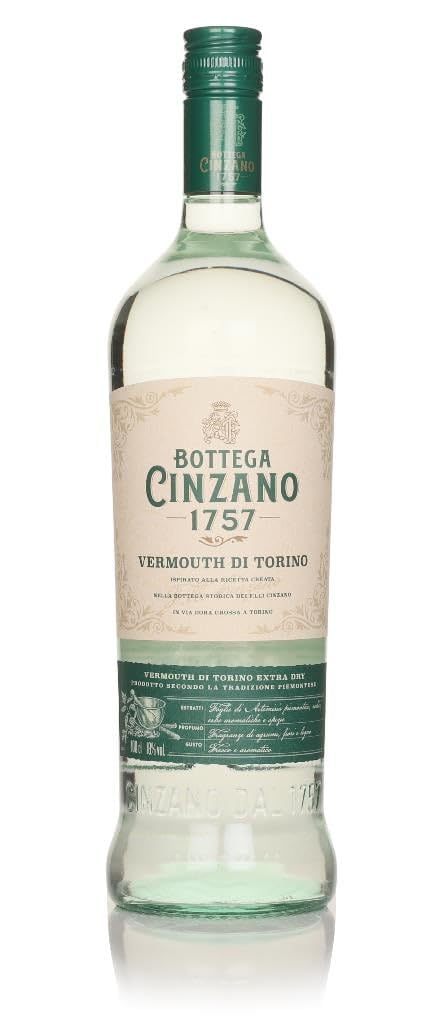Cinzano 1757 Vermouth di Torino Extra Dry 100 cl, 16% - Premium Craft Vermouth