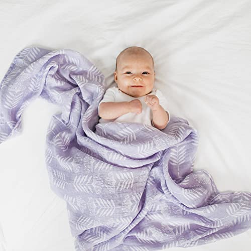Image of aden + anais Essentials Swaddle Blanket, Muslin Blankets for Girls & Boys, Baby Receiving Swaddles, Newborn Gifts, Infant Shower Items, Toddler Gift, Wearable Swaddling Set, 4 Pack, Damsel