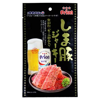 沖縄ハム総合食品 しま豚ジャーキー 黒胡椒・ビール酵母入り 25g