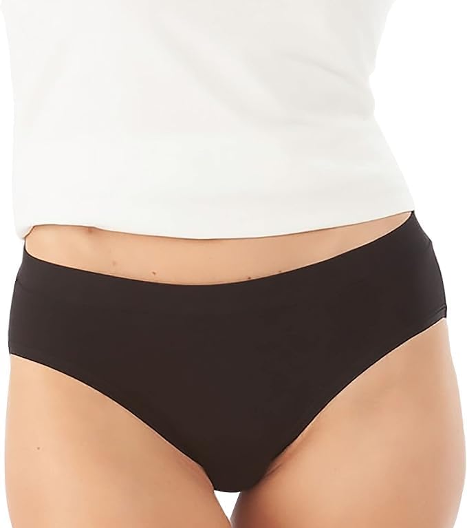 Maggie's Organic Bikini Bottom - No Pinch Elastic Waistband - Full Bottom Women Underwear