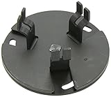 Knurled lock to maintain position of arms.