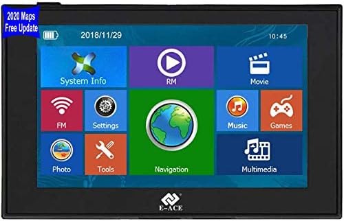 HighSound GPS Navigation for Car, 5 inches 8GB Lifetime Map Update Spoken Turn-to-Turn Navigation System for Cars, Vehicle GPS Navigator Lifetime Maps